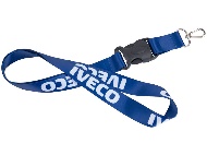 Шнурок с карабином, IVECO (синий) (0050/IVECO С)